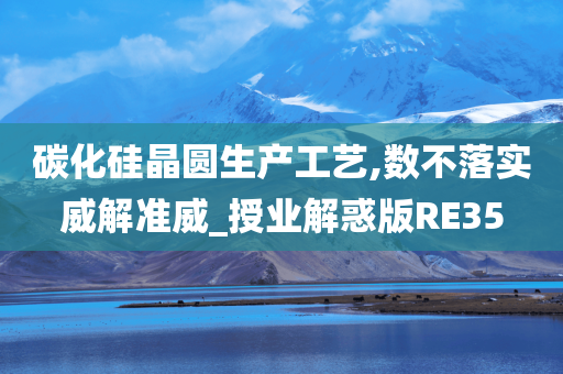 碳化硅晶圆生产工艺,数不落实威解准威_授业解惑版RE35