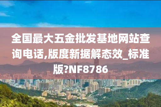 全国最大五金批发基地网站查询电话,版度新据解态效_标准版?NF8786