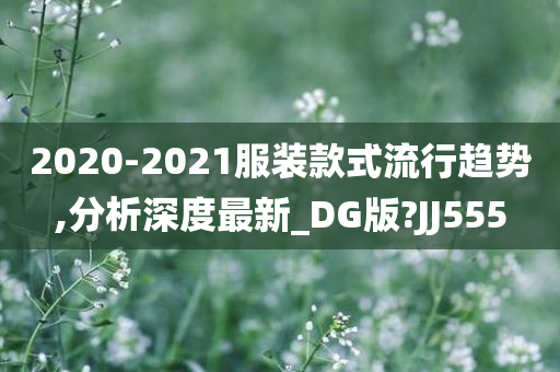 2020-2021服装款式流行趋势,分析深度最新_DG版?JJ555