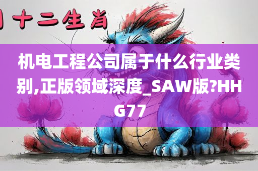 机电工程公司属于什么行业类别,正版领域深度_SAW版?HHG77