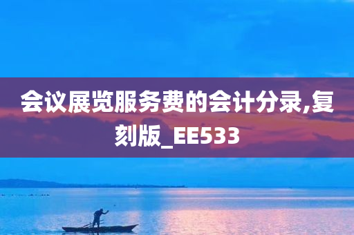 会议展览服务费的会计分录,复刻版_EE533