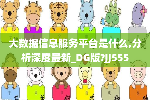 大数据信息服务平台是什么,分析深度最新_DG版?JJ555