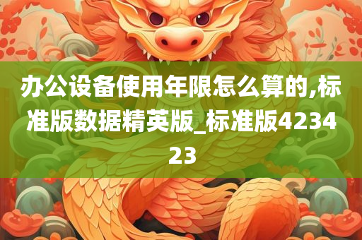 办公设备使用年限怎么算的,标准版数据精英版_标准版423423