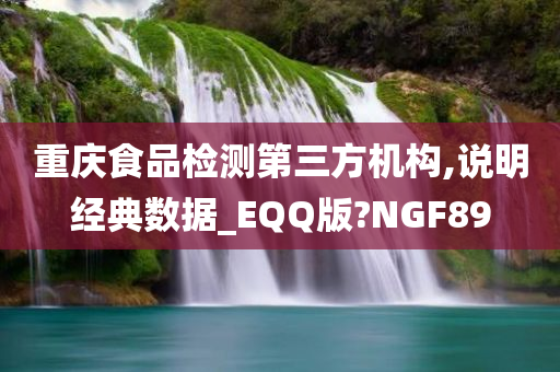 重庆食品检测第三方机构,说明经典数据_EQQ版?NGF89