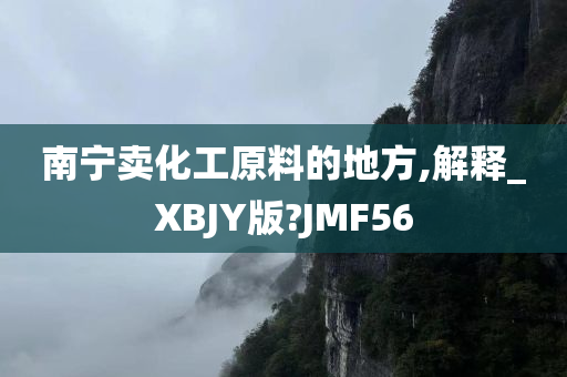 南宁卖化工原料的地方,解释_XBJY版?JMF56