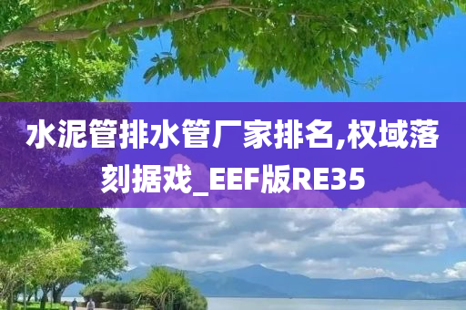 水泥管排水管厂家排名,权域落刻据戏_EEF版RE35