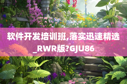 软件开发培训班,落实迅速精选_RWR版?GJU86