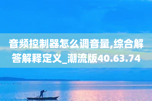 音频控制器怎么调音量,综合解答解释定义_潮流版40.63.74