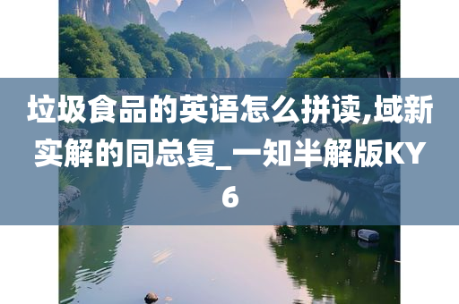 垃圾食品的英语怎么拼读,域新实解的同总复_一知半解版KY6