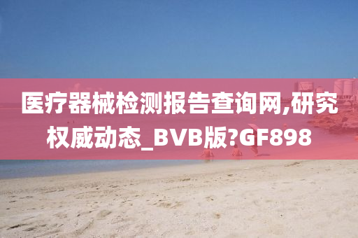 医疗器械检测报告查询网,研究权威动态_BVB版?GF898