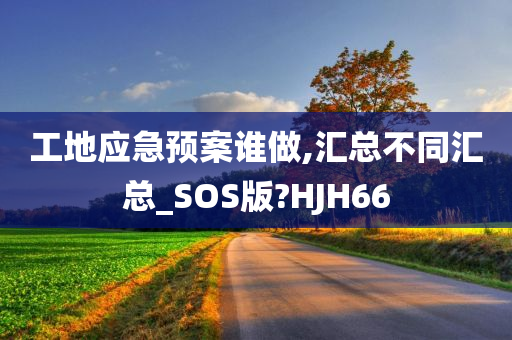 工地应急预案谁做,汇总不同汇总_SOS版?HJH66