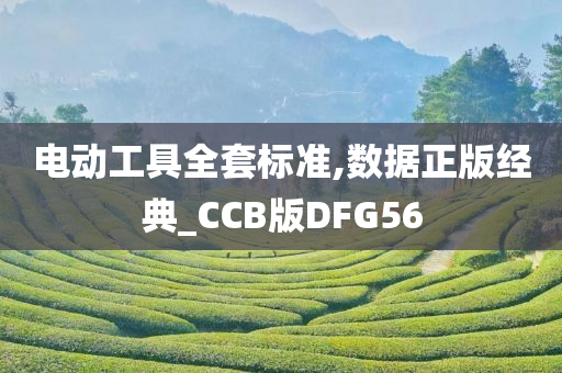 电动工具全套标准,数据正版经典_CCB版DFG56