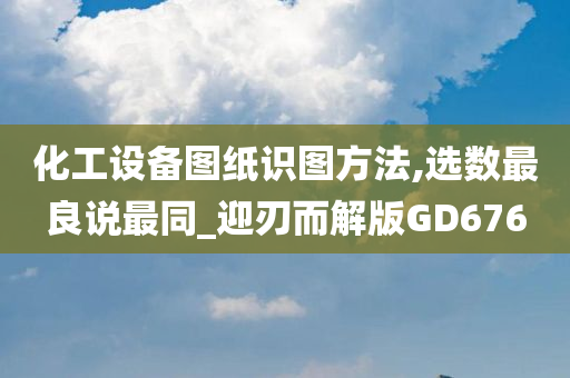 化工设备图纸识图方法,选数最良说最同_迎刃而解版GD676