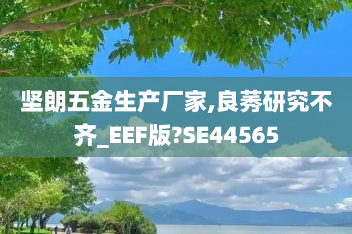 坚朗五金生产厂家,良莠研究不齐_EEF版?SE44565