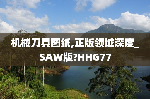 机械刀具图纸,正版领域深度_SAW版?HHG77