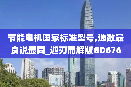 节能电机国家标准型号,选数最良说最同_迎刃而解版GD676