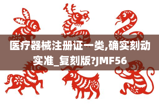 医疗器械注册证一类,确实刻动实准_复刻版?JMF56