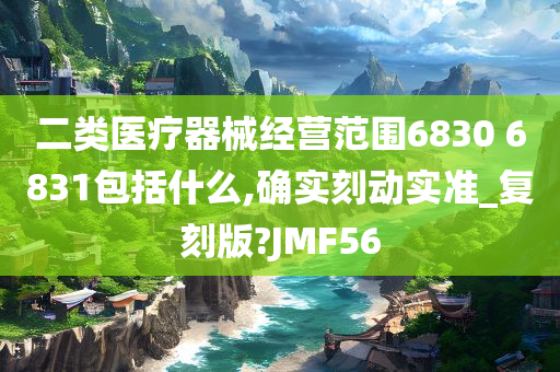 二类医疗器械经营范围6830 6831包括什么,确实刻动实准_复刻版?JMF56