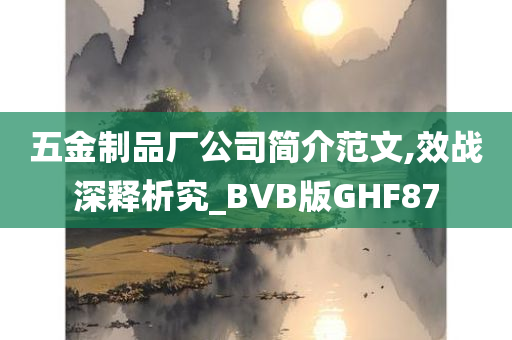 五金制品厂公司简介范文,效战深释析究_BVB版GHF87