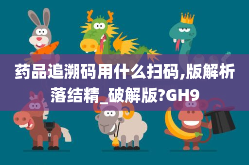 药品追溯码用什么扫码,版解析落结精_破解版?GH9