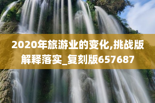 2020年旅游业的变化,挑战版解释落实_复刻版657687