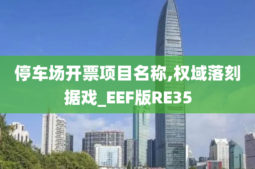 停车场开票项目名称,权域落刻据戏_EEF版RE35