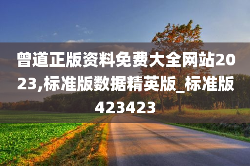 曾道正版资料免费大全网站2023,标准版数据精英版_标准版423423