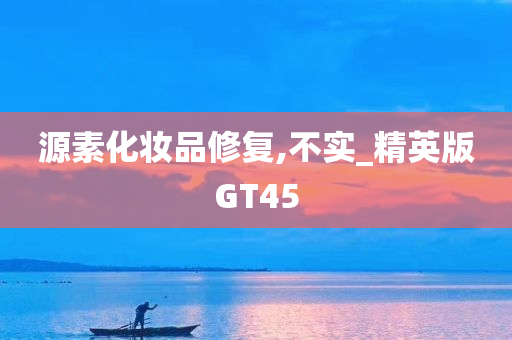 源素化妆品修复,不实_精英版GT45