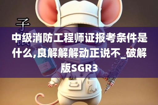 中级消防工程师证报考条件是什么,良解解解动正说不_破解版SGR3