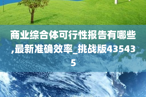 商业综合体可行性报告有哪些,最新准确效率_挑战版435435