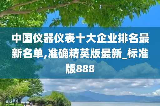 中国仪器仪表十大企业排名最新名单,准确精英版最新_标准版888