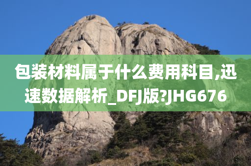 包装材料属于什么费用科目,迅速数据解析_DFJ版?JHG676