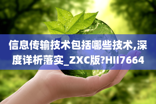 信息传输技术包括哪些技术,深度详析落实_ZXC版?HII7664