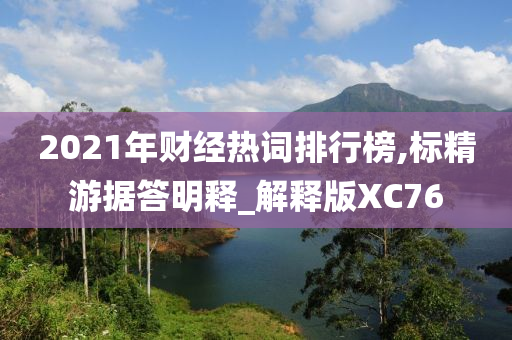 2021年财经热词排行榜,标精游据答明释_解释版XC76