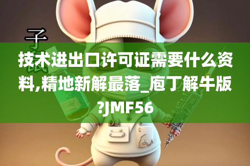 技术进出口许可证需要什么资料,精地新解最落_庖丁解牛版?JMF56