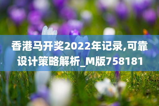 香港马开奖2022年记录,可靠设计策略解析_M版758181