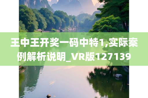 王中王开奖一码中特1,实际案例解析说明_VR版127139