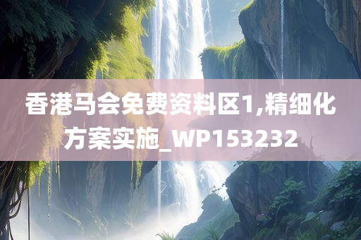 香港马会免费资料区1,精细化方案实施_WP153232