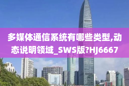 多媒体通信系统有哪些类型,动态说明领域_SWS版?HJ6667