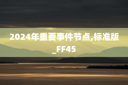 2024年重要事件节点,标准版_FF45