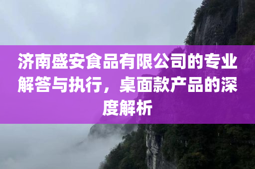 济南盛安食品有限公司的专业解答与执行，桌面款产品的深度解析