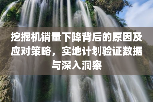 挖掘机销量下降背后的原因及应对策略，实地计划验证数据与深入洞察