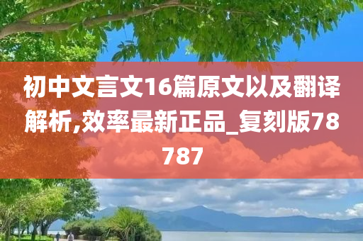 初中文言文16篇原文以及翻译解析,效率最新正品_复刻版78787