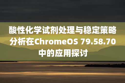 酸性化学试剂处理与稳定策略分析在ChromeOS 79.58.70中的应用探讨