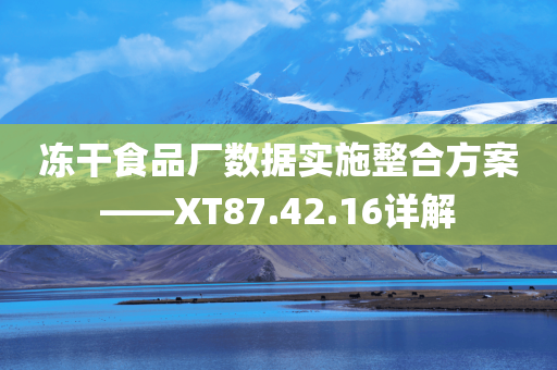 冻干食品厂数据实施整合方案——XT87.42.16详解